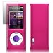 IPOD NANO 5 GEL CASE - PINK, WITH SCREEN PROTECTOR PART OF THE QUBITS ACCESSORIES RANGE
