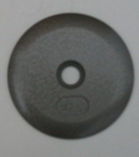 1 lb. Grey End Plates for Pro Style Dumbbell Handles (Set of 4 with Free # Stickers)