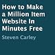 How to Make a Million Item Website in Minutes Free