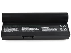EXTENDED CAPACITY LAPTOP BATTERY FOR ASUS EEE PC 901 PC1000 1000h (BLACK)