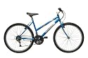 Emmelle Trekker Ladies 18-speed Cycle Blue 18" Frame