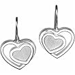 Sterling Silver Heart to Heart Fashion Earrings.