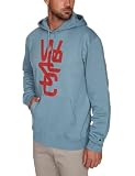 Wesc – Overlay Hooded – Sweatshirt – Homme – Bleu – Taille L