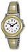 Avalon Women's Fashion Series EZC Low Vision Two-Tone 1 Button Talking Tapered Expansion Band Watch # 1271TX