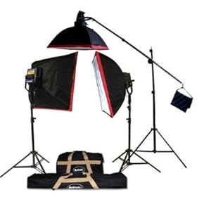 Britek#FK5800B Professional Photography Studio Fluorescent Light Kit with 2 Fluorescent light bank+16 Fluorescent Lamp