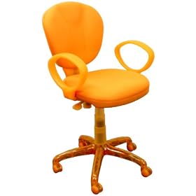 Task Office Chair in Orange - WL-1156-ORANGE-GG by Furniture Crew