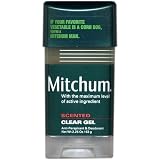 Mitchum Clear Gel Anti-Perspirant Deodorant Scented 2.25 oz (6 Pack)
