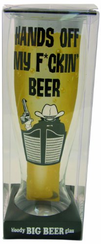 Big Beer Glass Hands Off