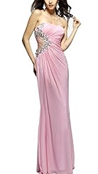 Sweetheart Chiffon Cocktail Belted Beaded Evening Dress/Party Dress 