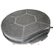 (FIL220) Qualtex Replacement Charcoal Cooker Hood Filter For HOTPOINT Models HCV10D, HCV10K, HCV10W, HCV10X, HTV10B, HTV10G, HTV10K, HTV10N, HTV10P, HTV10S & HTV10T.