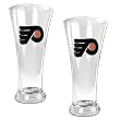 Philadelphia Flyers 2pc 19oz Pilsner Glass Set - Primary Logo NHL Hockey