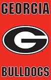 Georgia Bulldogs UGA 2 Sided Large House Flag Banner