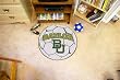 Baylor Univ Soccer Ball 29" Round Floor Mat (Rug) - Baylor Bears NCAA College Athletics