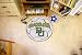 Baylor Univ Soccer Ball 29 Round Floor Mat (Rug) - Baylor Bears NCAA College Athletics