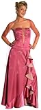 Strapless Beaded Prom Dress with Cascading Ruffles