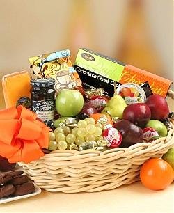 Sophisticated Gourmet Fruit Basket