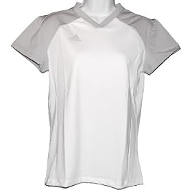 Adidas Womens Loose Fit Short Sleeve Climalite Fitness Workout Shirt