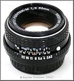 Asahi smc PENTAX-M 1:2 50mm 50/2 Lens