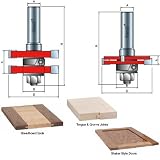 Freud 99-036 Adjustable Tongue and Groove Bit Set, 1/2-Inch Shank