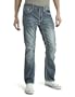 Antique Rivet Men's Wesley Slim Straight Jean, Spartan, 34x34