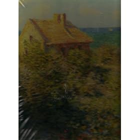 FISHERMAN'S COTTAGE ON THE CLIFFS AT VARENGEVILLE (DETAIL) by CLAUDE MONET: A FINE ART JIGSAW PUZZLE (500 PIECES)