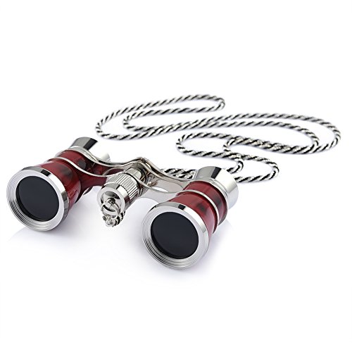 Uarter Opera Glasses Theater Vintage Binoculars With Chain Necklace
