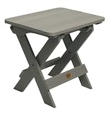 Highwood Folding Adirondack Side Table, Coastal Teak