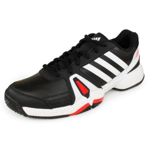 Adidas Men s Bercuda 3 Tennis Shoe Black White Hi Res Red