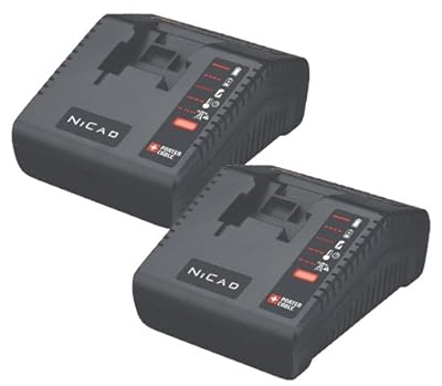 Porter Cable (2 Pack) PCMVC Replacement 18V Charger Bulk Packed # 90550550-03-2pk