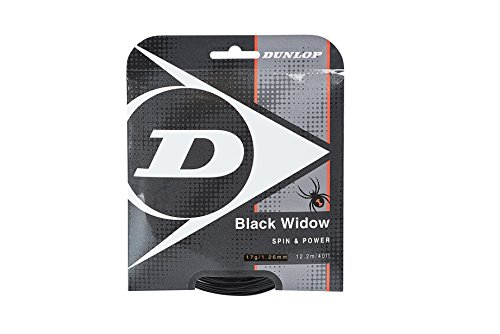 Dunlop Sports Black Widow Tennis String Set (17G)