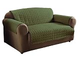 UPC 815632016837 product image for Innovative Textile Microfiber Loveseat Furniture Protector, Sage | upcitemdb.com