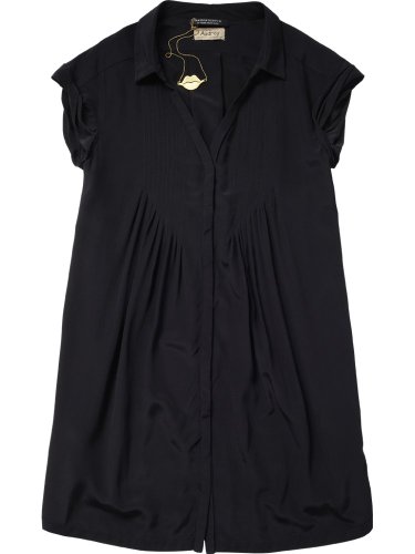 Maison Scotch Damen Kleid/ Mini \'bm\' tunic fit s/s shirt collar dress - 11241088813, Gr. Preisvergleich