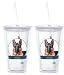German Shepherd Dog Double-Walled Eco Plastic Drinking Cups 16 oz - Set of Two Cups