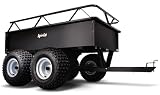 Agri-Fab 1000-Pound Heavy Duty Steel ATV Tow Tandem Axle Cart # 45-0350