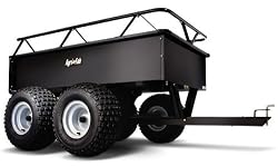 Agri-Fab 1000-Pound Heavy Duty Steel ATV Tow Tandem Axle Cart  45-0350