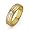 10KT Yellow Gold Round Diamond Solitaire Men's Ring (1/20 cttw)