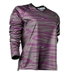 Fox Racing Women's Zebra Long Sleeve Bike Jersey - Graphite - 23149-103
