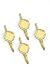 Solid 14K Men's Yellow Gold Stud Set (4)