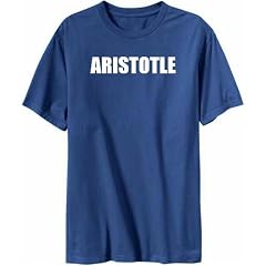 Aristotle M�nnliche Namen Herren T-Shirt (Stahlblau, Gr��en X-Small - XXX-Large)