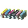 6 Pack Canon CLI-8 Compatible Ink Cartridges w/ Chip for Pixma iP6600D iP6700D