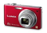 Panasonic LUMIX DMC-FS33EG-R Digitalkamera (14 Megapixel, 8-fach opt. Zoom, 7,62 cm Display, Bildstabilisator) rot