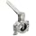 Dixon B5102E150-A Stainless Steel 316L Clamp Butterfly Valve with EPDM Seal, 1-1/2" Tube OD, 140 psi pressure