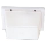 Best Price Sea Gull Lighting 4325-68 Outdoor One-Light Wall Fixture, White Finish with White Ribbed Polycarbonate Diffuser