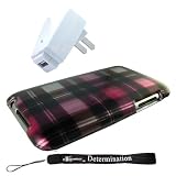 Premium Designer Hard Crystal Snap-on Case for Apple iPod Touch 2, Touch 3, 3rd Generation 8GB, 32GB, 64GB + Includes a Rapid Home Wall USB Charger