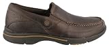  Men?s Rockport, Eberdon casual leather Slip-On - Dark Brown Leather 