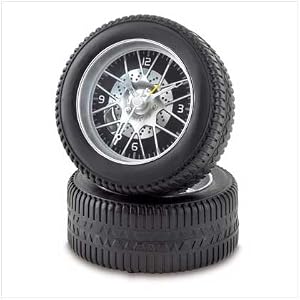Click here to buy Racing Tire Alarm Clock by WOP.