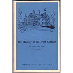 The History of Hillcroft College: The first Forty Years 1920 - 1960
