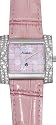 Avalon Women's Fashion Watch with Pink Mosaic MOP Dial and Stone Arorned Case