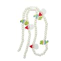 Santa/Elf Wooden Bead Garland