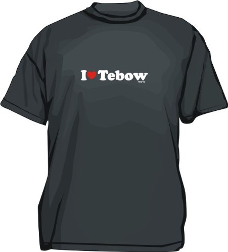 I Heart (Love) Tebow Kids T Shirt 2T-Black